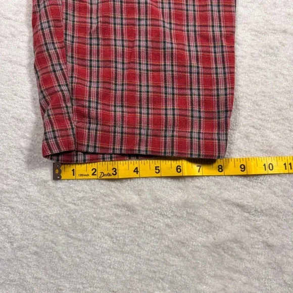 Disney Store Red Plaid Cotton Pajama Pants Lounge Sleepwear Size S/M - Picture 9 of 10